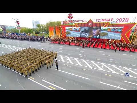 09.05.2020. Minsk/Belorusija - Vojna parada povodom Dana pobede (Video: MNA/POOL)