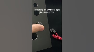 On Off LED Toggle Switch - Oznium.com #shorts