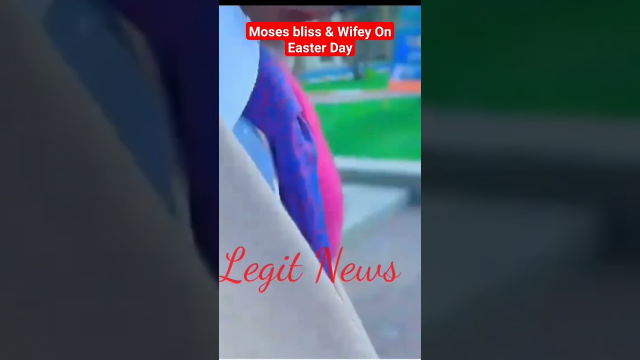 popular najia Gospel Singer Moses Bliss & Wife in Akwaibom on Easter Day #100shorts2024 #mosesbliss