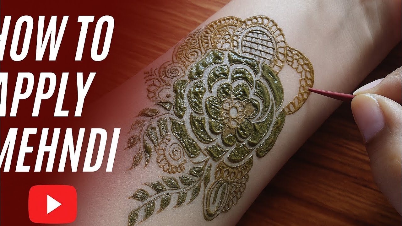 Mehndi Net Patterns Easy & Beautiful Mehndi Design | Step-by-Step Tutorial | Floral + Net ...