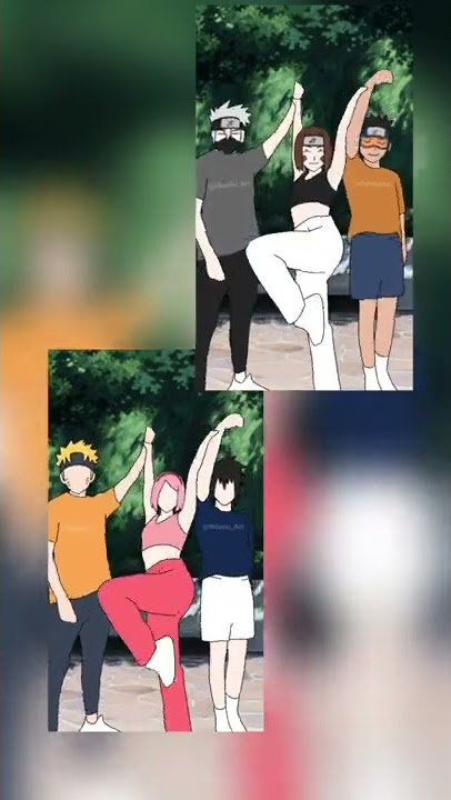 Naruto Dance Animation (Naruto x Sasuke x Sakura / Kakashi x Obito x Rin)