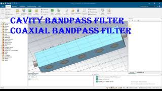 coaxial cavity bpf filter ,five notched filter,ripple filter,4 pole filter,resonators filter in cst