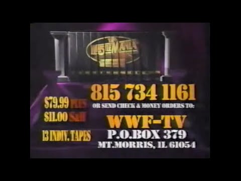 WrestleMania The Collection VHS Commercial