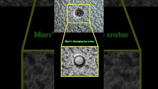 A Changing Ice Crater Of Mars