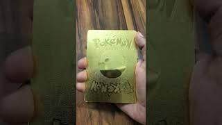 Mewtwo EX - Golden Pokémon card #pokemon #card #trending #rarepokemon #collection #pokemoncards