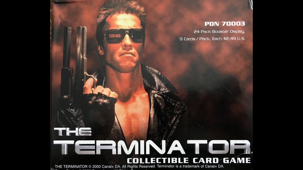 The Terminator CCG (Collectible Card Game) Unboxing Box 1