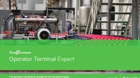 Phần mềm EcoStruxure Operator Terminal Expert - Schneider Electric