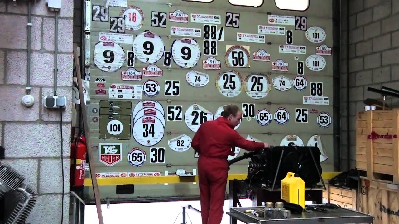 1953 FIAT 8V Otto Vu on the test bench