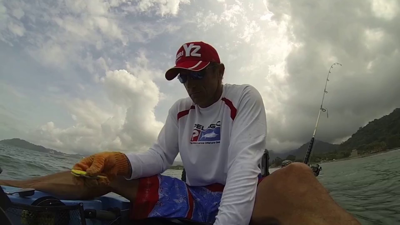 Spyderco Pacific Salt cleaning fish (mini review)