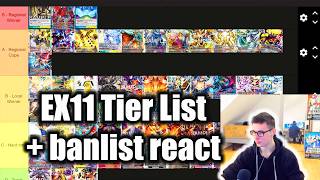 WORST BANLIST OF ALL TIME Banlist Reaction EX11 Meta Tier List Discussion Digimon TCG