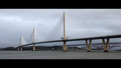 Spring Queensferry Crossing Road Bridge On History Visit To Firth Of Forth Scotland