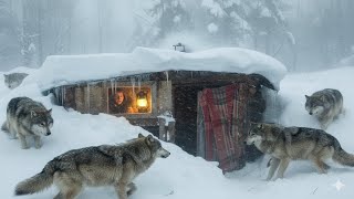 Download Lagu EXTREME Overleven bij -30 °C! Off-grid houten hut: alleen met wolven in een sneeuwstorm MP3