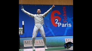 Enver YILDIRIM TUR  MADRIGAL ESP Fencing European Olympic Qualification 2024 Luxembourg, Semi Final