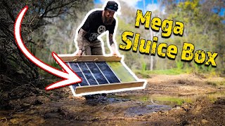 Making a DIY Sluice Box for Gold Mining!