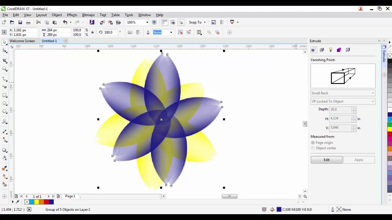  Cara  Membuat Bunga Di  CorelDRAW  x7  2021 YouTube