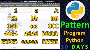 #10 Printing abbccc & 122333 in triangle Shape | Pattern Program Python