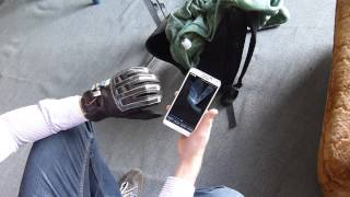 Stretch Sensor glove demonstration screenshot 3