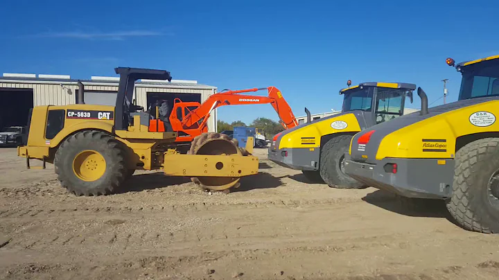 Cat Roller and Dynapac Roller