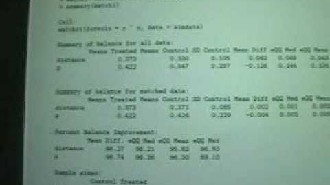 Econometrics in R using Zelig and MatchIt, part 3/5