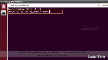 How To Create Hash in Ruby?