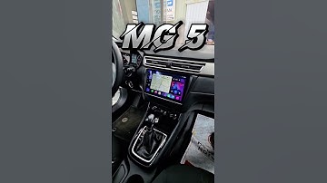 MG 5 🚗📺Android Head Unit Screen Upgrade..#shortsreels #viralreels #MG5