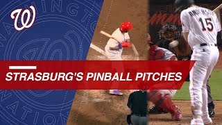 Stephen Strasburg hits the batter, catcher, and umpire again