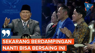 Singgung Potensi AHY-Gibran Jadi Presiden, Prabowo: Nanti Bisa Bersaing