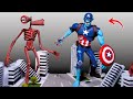 Making CAPTAIN AMERICA ZOMBIE vs SIREN HEAD | Realistic Diorama | ClayHolic