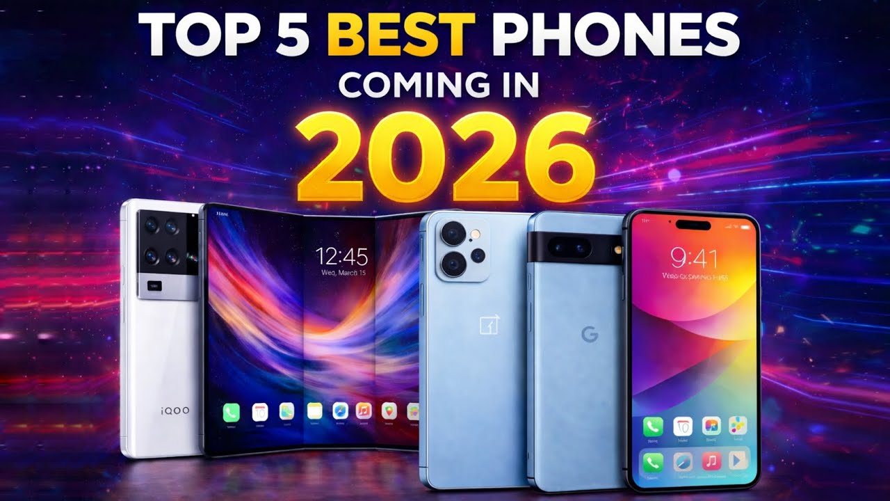 Top 5 Upcoming 5G Smartphones 2026 🔥 | Sabse Powerful Phones! - YouTube