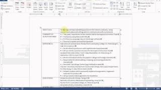 Word Chapter 2A
