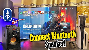 How to Connect Bluetooth Speaker to PS5! 