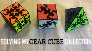 Solving 2x2x2 & 3x3x3 Gear Cubes & Attempting The Gear Pyraminx