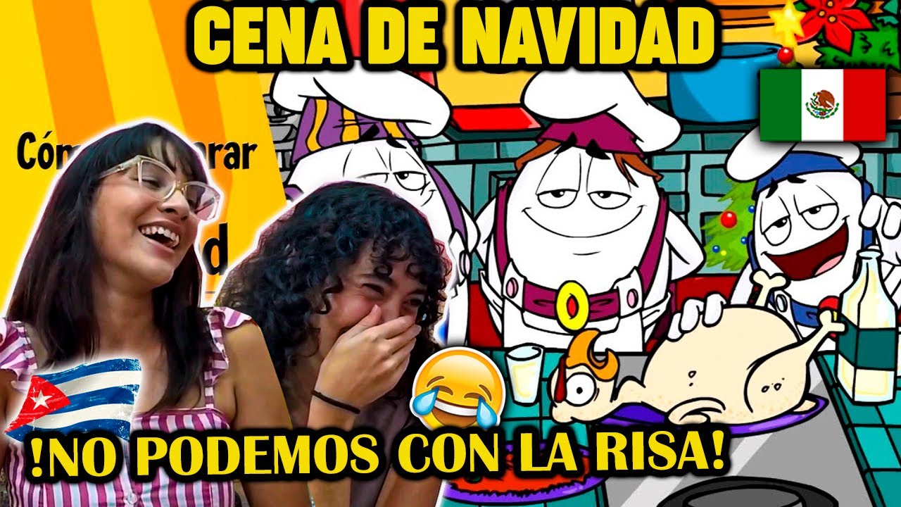 🇨🇺CUBANAS REACCIONAN a LA CENA DE NAVIDAD HUEVOCARTOONS 🤣🤣🤣