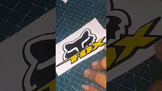 Plotter Vinyl Sticker.