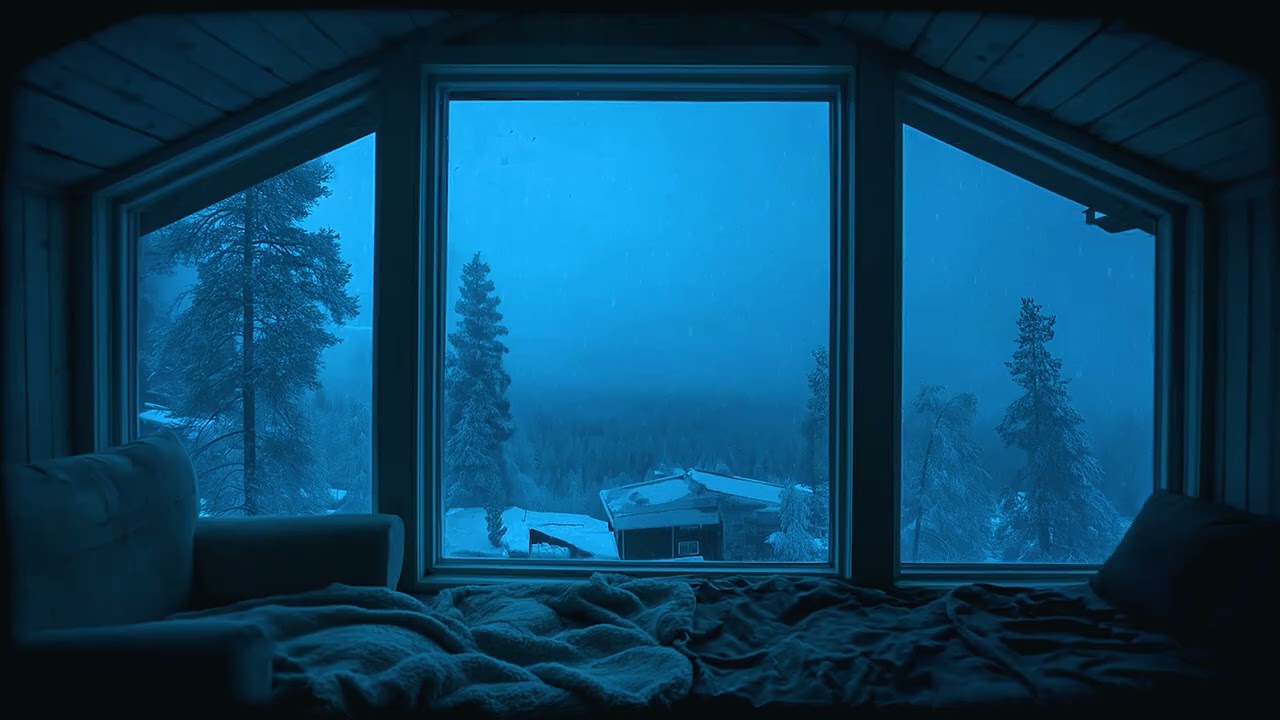 it's snowing, go to bed.