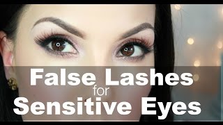 How. To Apply False Lashes For Sensitive Eyes