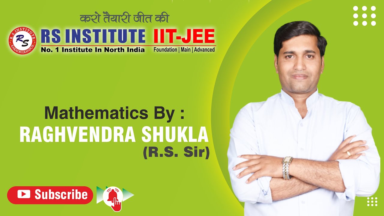 #Numerical | #Mathematic By RS Sir | Best IIT Coaching In Kanpur - YouTube