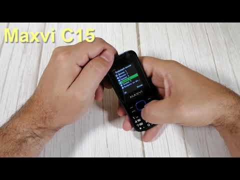Maxvi C15 Incoming Call And Ringtones, входящий звонок, мелодии и сигналы сообщений