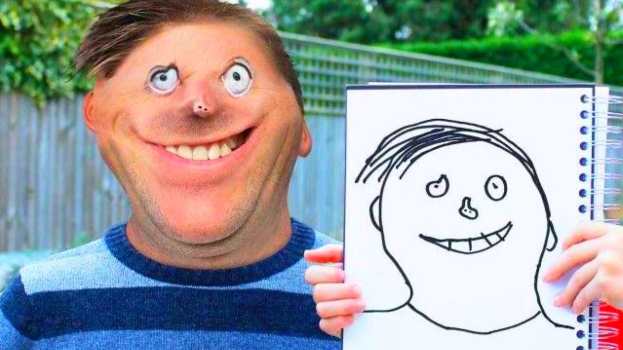 Смешные рисунки детей в реальности