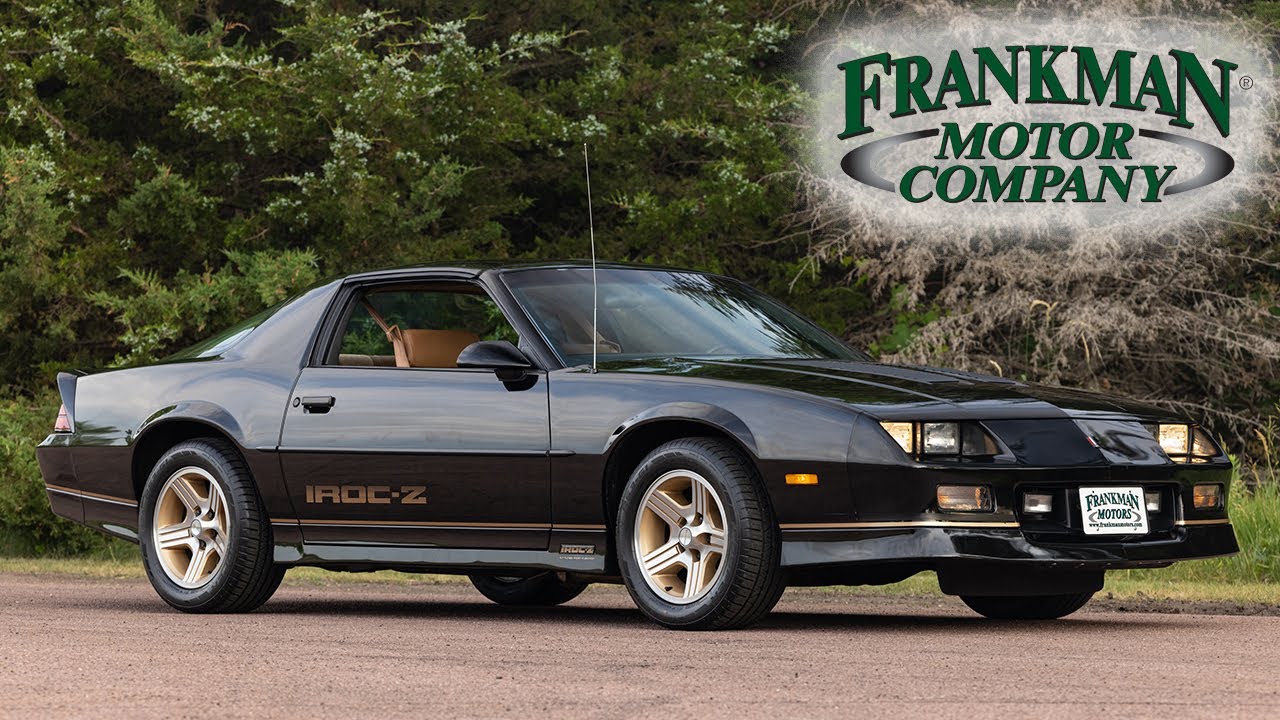 5K Mile 1988 Chevrolet Camaro Z28 IROC-Z - Frankman Motor Company