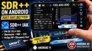 SDR++ on Android Just Got Better! SDR++ IAK + AirSpy HF+ Discovery Test screenshot 1