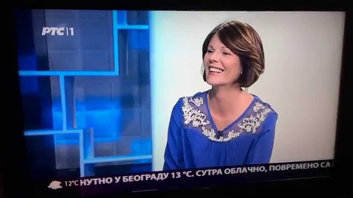 RTS Beogradska hronika - Rada Đurić Augmented Reality