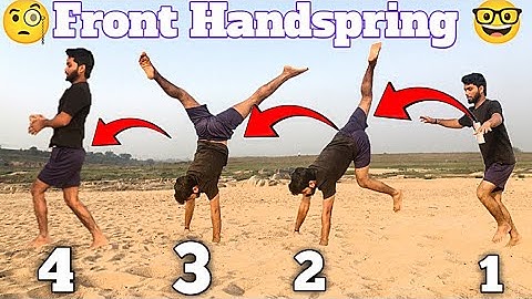 Front handspring tutorial in only 5 minutes (Hindi)