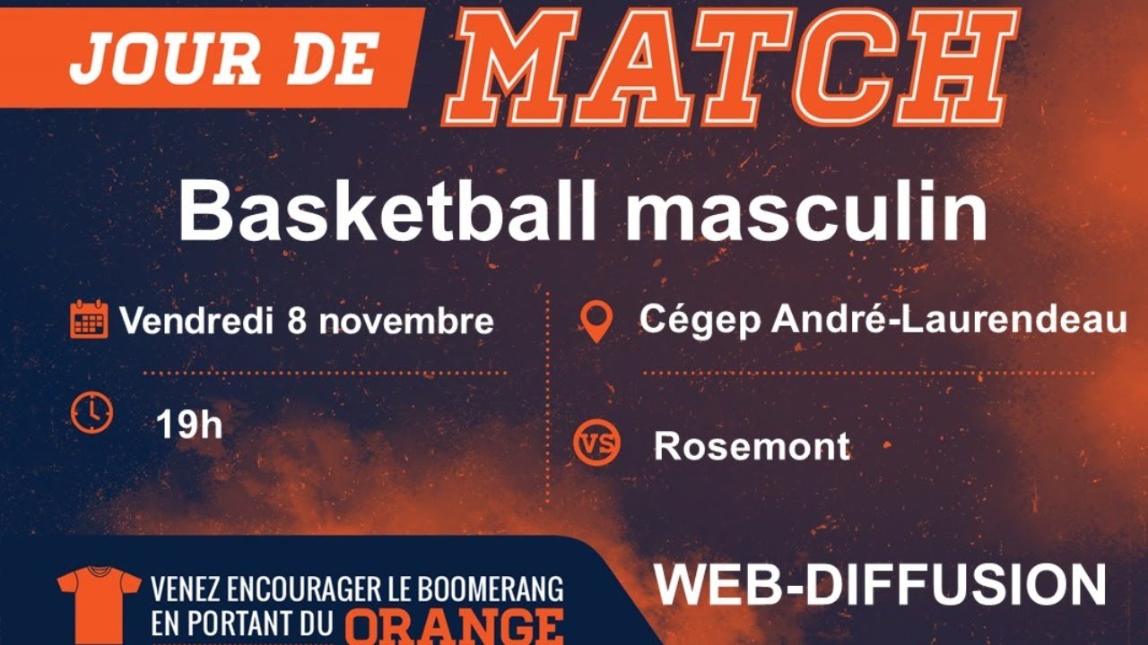 WATCH: Basketball masculin D2 RSEQ – Rosemont vs André-Laurendeau