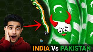 India 🇮🇳 vs Pakistan 🇵🇰 | The Ultimate Worm War in Wormate.io | Ali Gaming | screenshot 3
