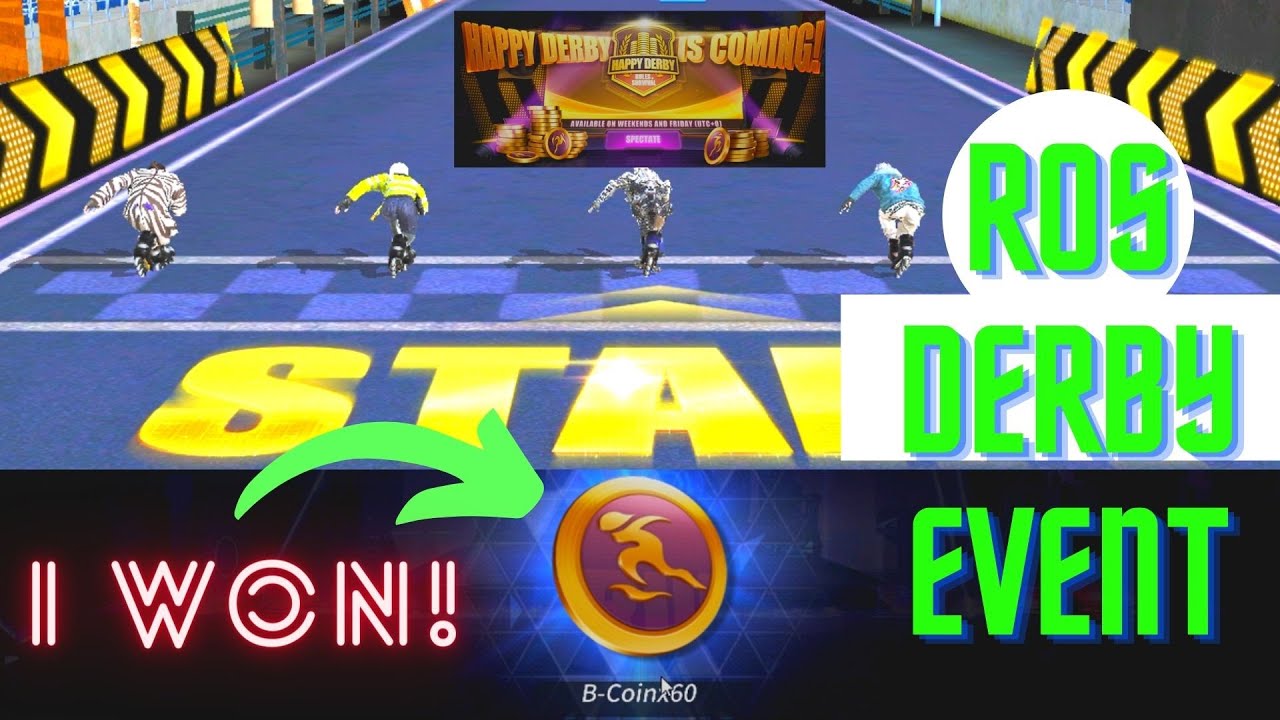 NEW ROS DERBY GAME EVENT 2021 | NANALO AKO NG DIAMONDS! (ROS RACE EVENT)