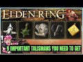 Elden Ring - 9 POWERFUL Hidden Talismans You Don't Want to Miss - Best Talisman Location Guide!