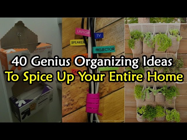 105 Genius Home Organization Ideas - Chaylor & Mads