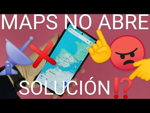 🌎❌ GOOGLE MAPS NO ABRE, NO FUNCIONA BIEN, NO APARECE INICIAR, NO MUESTRA la RUTA SOLUCION 2026
