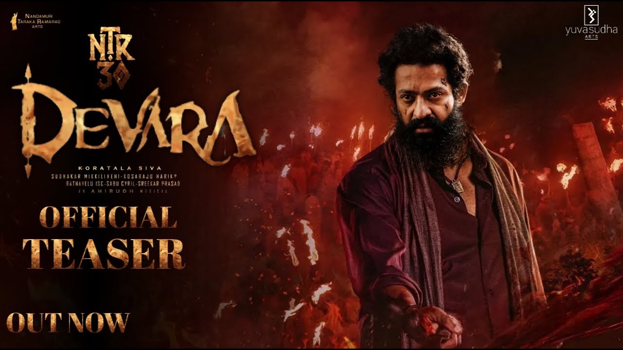 Devara - NTR Intro First Look Teaser | KoratalaSiva, Anirudh, Jahnvi Kapoor, Devara Official Teaser